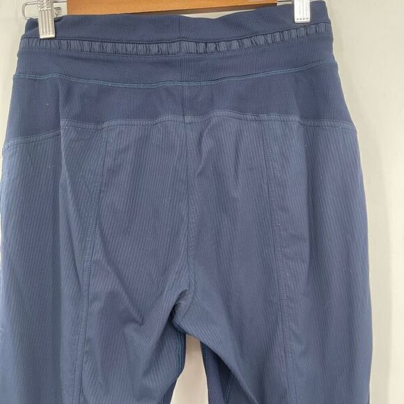 Lululemon Navy Blue Drawstrings Beyond the Studio Cropped Pants Size 4 - Picture 6 of 7